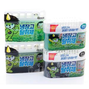 산도깨비 냉장고 탈취제 200g X 6개 /420g X 4개/녹차향/숯향/대용량/3개월지속/냉장고 냄새/김치냄새제거