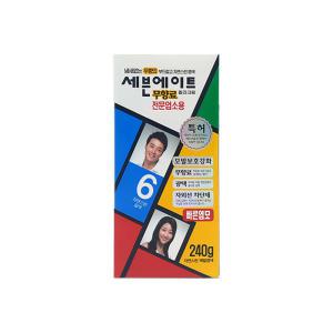 동성제약 세븐에이트 칼라크림 대용량 염색약 240g 6호 자연스런 갈색