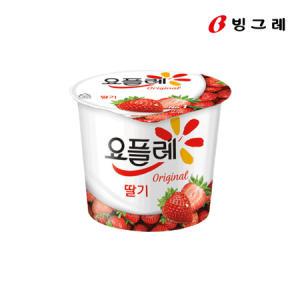 빙그레 요플레 홈 요거트 딸기 180g X 12개입