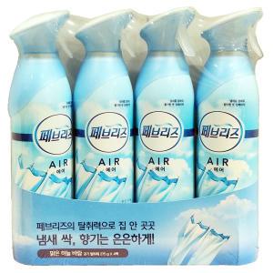 코스트코 페브리즈 에어 맑은하늘바람향 275g 4개 섬유탈취 어르신 실내 차량내부 탈취제