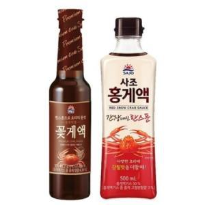 사조 프리미엄 꽃게액550ml + 홍게액 500ml 무료배송_MC