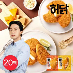 [허닭] 크리스피 통 닭가슴살 90g 2종 20팩