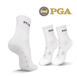 PGA 골프 스포츠 남성용 쿨맥스 넌슬립패드 중목 압박양말 3족세트 PGAM-01