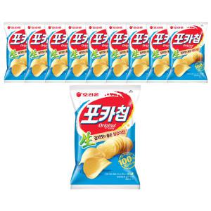 오리온 포카칩 오리지널, 66g, 10개