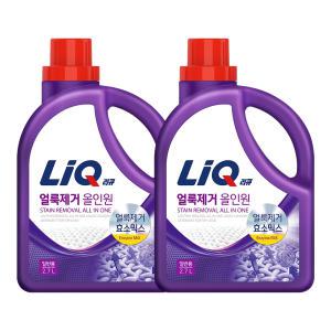 리큐 얼룩제거 올인원, 일반 용기, 2.7L, 2개