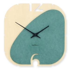 스퀘어 그린 인테리어 벽시계 (Square Green Wall Clock)