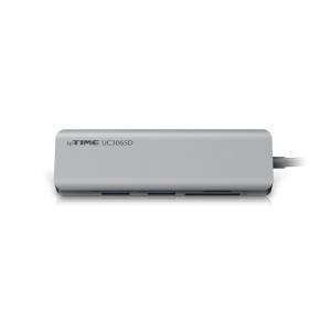 ipTIME UC306SD USB3.1 TYPE-C 6IN1 멀티 허브 USB 3포트+PD+SD/TF리더