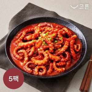 [고른] 매콤 낙지볶음 500g 5팩 (1팩, 2인분)