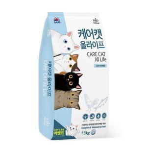 사조 케어캣 올라이프 전연령 대용량 고양이사료 15kg