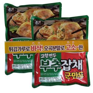 해태 고향만두 부추잡채군만두 390g X 2개