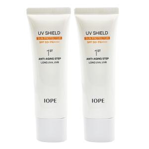 아이오페 유브이 쉴드 선 프로텍터 SPF50+ PA++++ 50ml x2개 a2-1