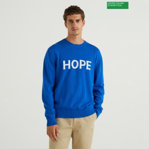 [베네통]베네통 Lettering colored knitwear 2F_1394K101W_901