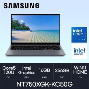 HMC / 삼성전자 갤럭시북4 / NT750XGK-KC50G (D4 RAM 16GB / NVMe 256GB / WIN11H) / 코어5-120U