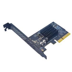 PCI-E USB 3.2 GEN2 * 타입 E 확장 카드 익스프레스 X4-TYPE-E 어댑터 SATA 전원 전면 패널 라이저호환 20G