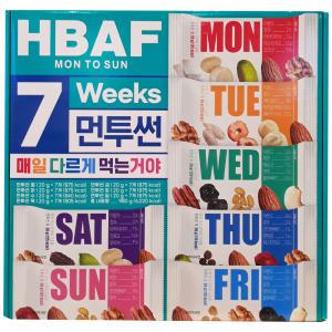 바프 HBAF 먼투썬 7주 하루견과 견과류 20g x 49개 코스트코