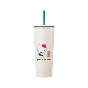 [정품] 스타벅스 x 헬로 키티 SS 콜드컵 473ml Starbucks Hello Kitty Cold Cup 567011