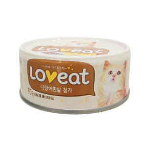 사조 캣푸드 러브잇 다랑어흰살 90g ×24개 고양이캔