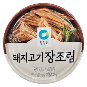 청정원 돼지고기 장조림(간장맛) 캔 95g