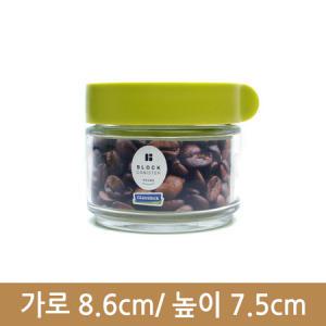 [유리병]글라스락 블럭 캐니스터 원형 (미니)250ml