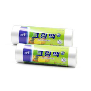 크린랩 크린롤백 500매 (중) 25*35 x 2개 / 위생비닐