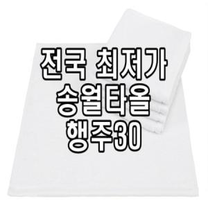 송월타올 행주30 손타올 물수건 30x45cm 40g 회수건 행주 도매