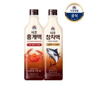 [사조대림] 참치액 900g +홍게액 900g (+프리미엄참치액550ml 증정)