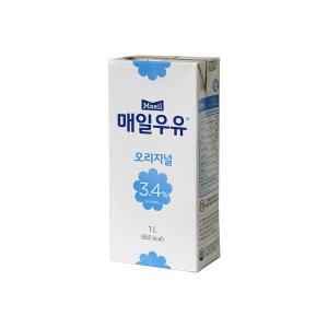 매일 멸균우유 오리지널 1000ml x 10개입(1박스) 무 배