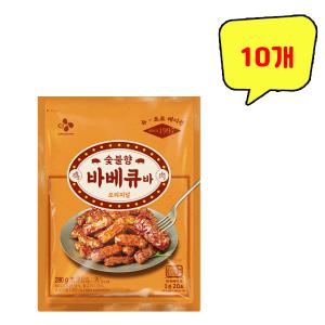 CJ 제일제당 숯불향 바베큐바 230g x 10개