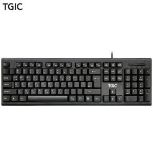 TGIC COMPUTER TGC-K1500V 유선 키보드 USB 생활방수 멤브레인 사무용 가정용