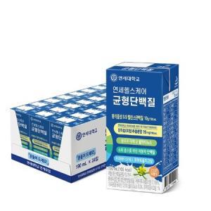 연세 헬스 케어 진득찰 균형단백질 음료 활력 단백질 190ml 24팩 최신제조 무료배송