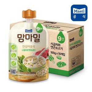 맘마밀 시금치 연근 100g 10팩