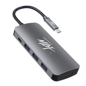 엠비에프 4K Type-C to HDMI 5포트 멀티 허브 MBF-UC5IN1 C타입 PD충전 USB3.0 3포트