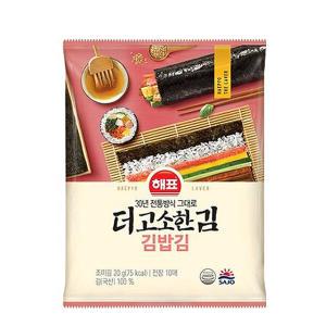 사조 더 고소한 김밥김  20g 전장 10매