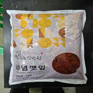 선우푸드 선우 정말 맛있는 식반찬 양념 깻잎 4Kg 이강산닷컴