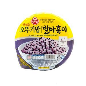 [기타]오뚜기 맛있는 즉석밥 발아흑미 210g 24입