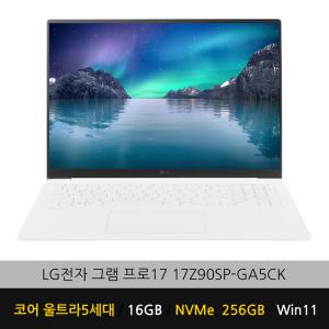 LG전자 그램 프로17 17Z90SP-GA5CK (SSD 256GB) YB 파우치+무선 마우스 증정