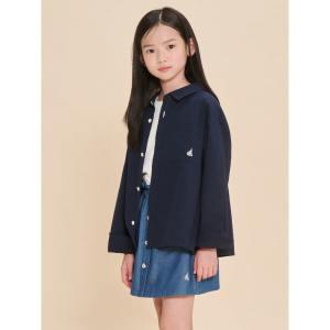 [BEANPOLE KIDS]시어서커 루즈핏 셔츠  네이비(BI4764U90R) (BI4764U90R)