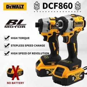 DEWALT 무선 드라이버 브러시리스 모터 컴팩트 전기 드릴 20V 리튬 이온 배터리용 다기능 공구 DCF860