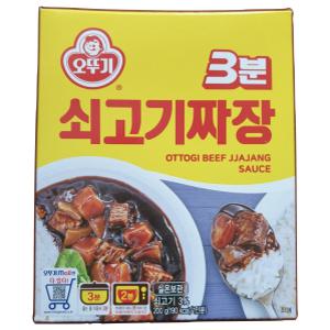 오뚜기 3분 쇠고기짜장 200g x 24개