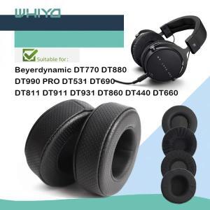 이어캡 이어폰고무캡 Whiyo 교체 귀 패드 Beyerdynamic DT770 DT880 DT990 프로 DT531 DT690 DT811 DT911 D