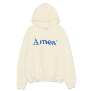 [매장정품] 아메스 월드와이드 AMES-WORLDWIDE BASIC LOGO HOODIE CREAM AM2DFUM409ACR 502559