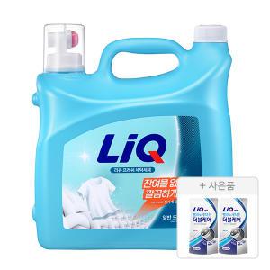 리큐 프레쉬 대용량 세탁세제 겸용, 6L, 1개 + 증정(리큐 세탁조 더블케어 겸용 리필, 300ML, 2개)