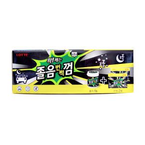 롯데 졸음번쩍껌 간식 껌 졸음껌 츄잉껌 87g(1통)+105g(2봉)