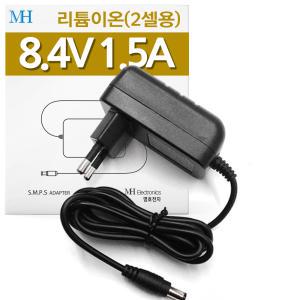 8.4V 1.5A 리튬이온 리튬 폴리머 충전기 (SW15C-08401500-KC) 2S(셀) 밧데리 파워 아답터/1A/8.4V1.5A