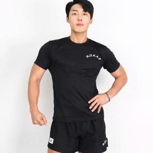 쿨드라이 공군 ROKAF 로카반팔티 검정 로카티 군인 군용 티셔츠