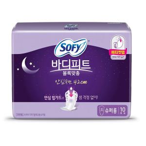 쏘피 바디피트 안심숙면 블록맞춤 슈퍼롱 10개 x 6팩