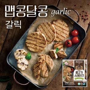 [신세계몰]밀스원 맵콩달콩 콩고기 스테이크 갈릭맛 70g x 10팩