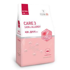 네츄럴랩 케어3 강아지사료 피부알러지 2kg