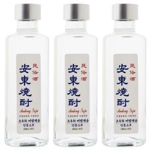 조옥화 명인 민속주 안동소주 180ml 3본입 (45도)