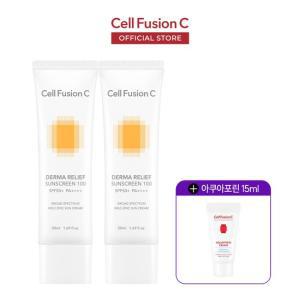 더마 릴리프 썬스크린 100 50ml+50ml (+아쿠아포린 15ml)